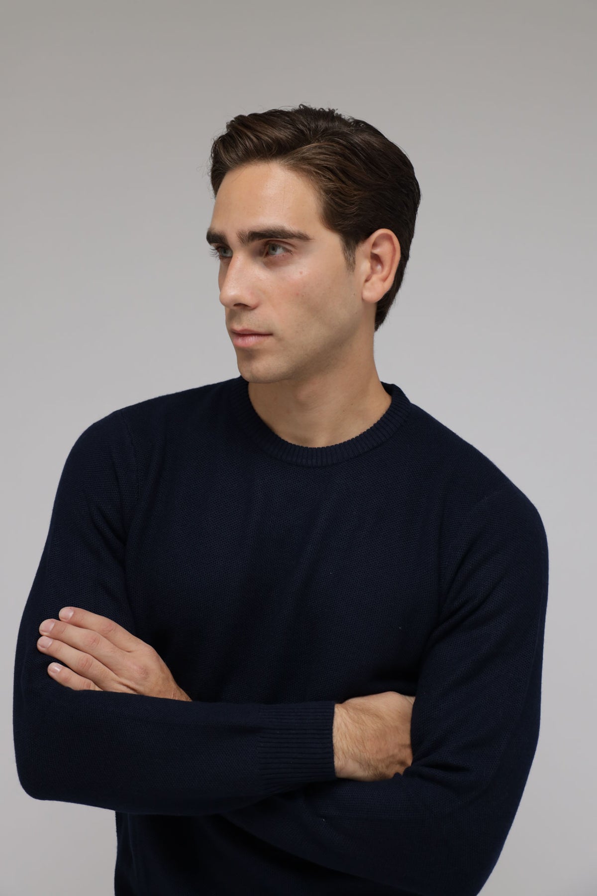 Maglia nido d’ape misto lana
