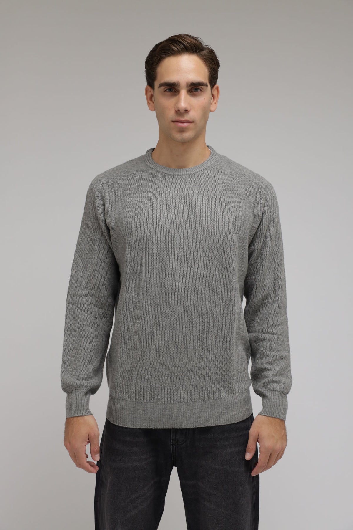 Maglia nido d’ape misto lana
