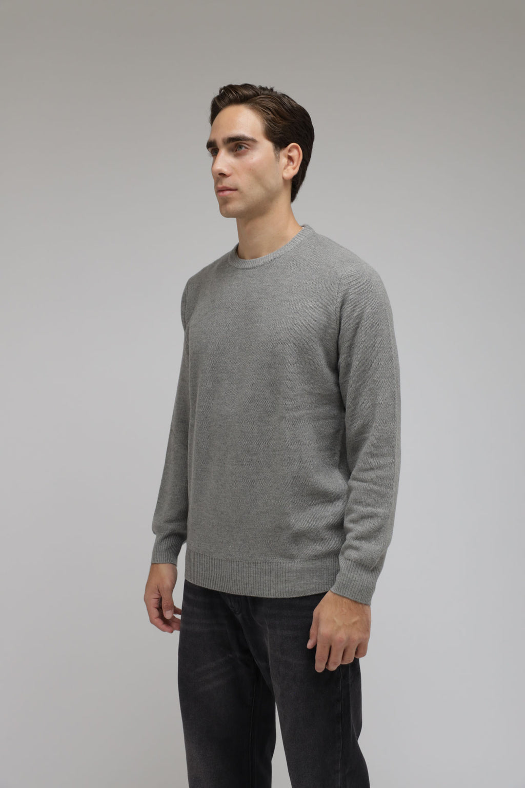 Maglia nido d’ape misto lana