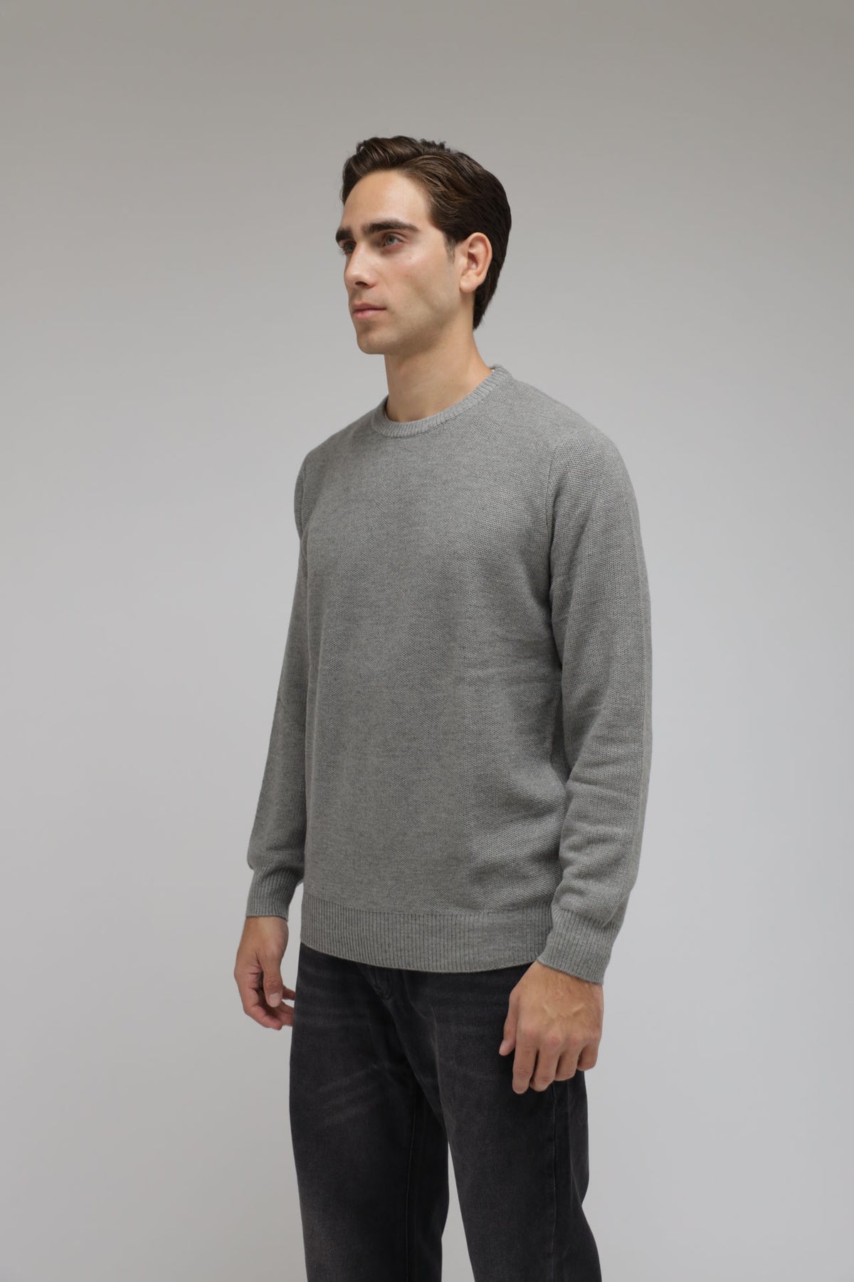 Maglia nido d’ape misto lana