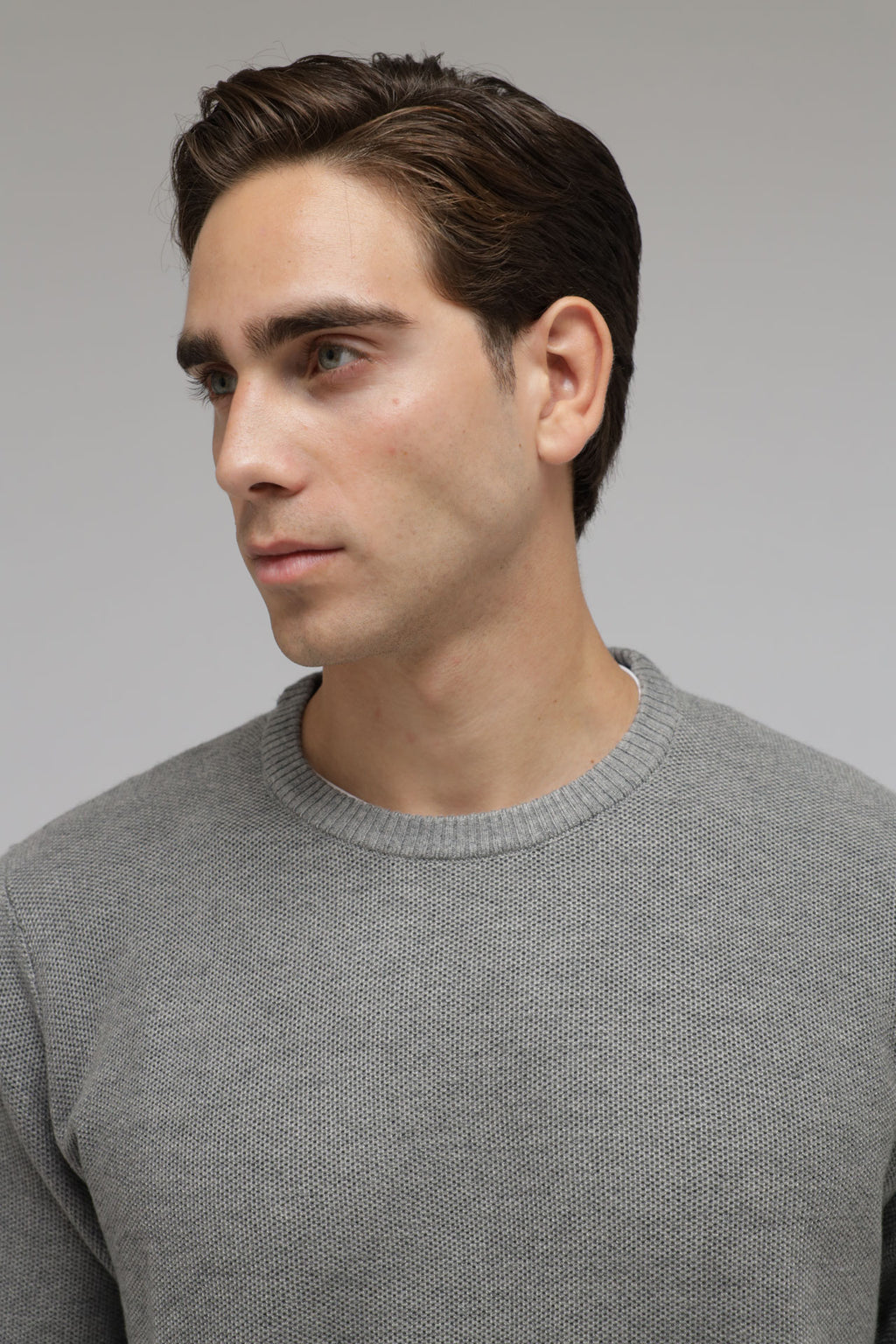 Maglia nido d’ape misto lana