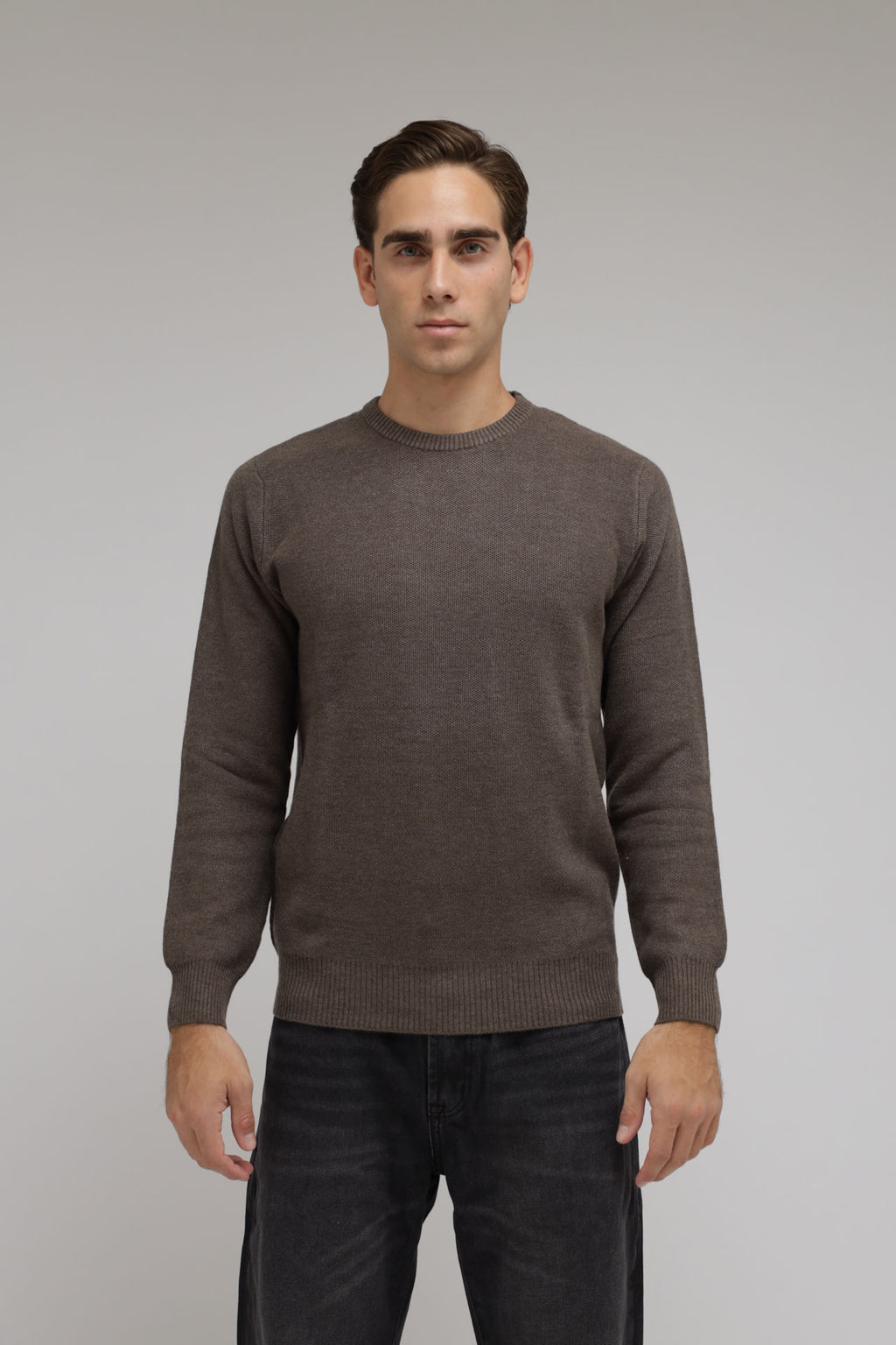 Maglia nido d’ape misto lana