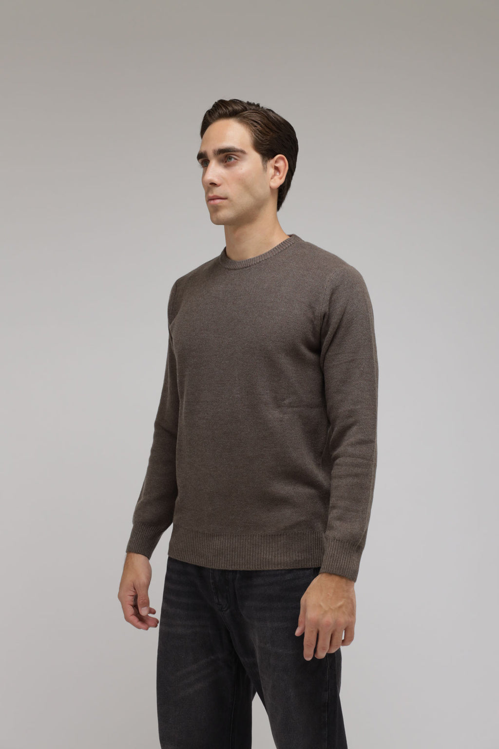 Maglia nido d’ape misto lana