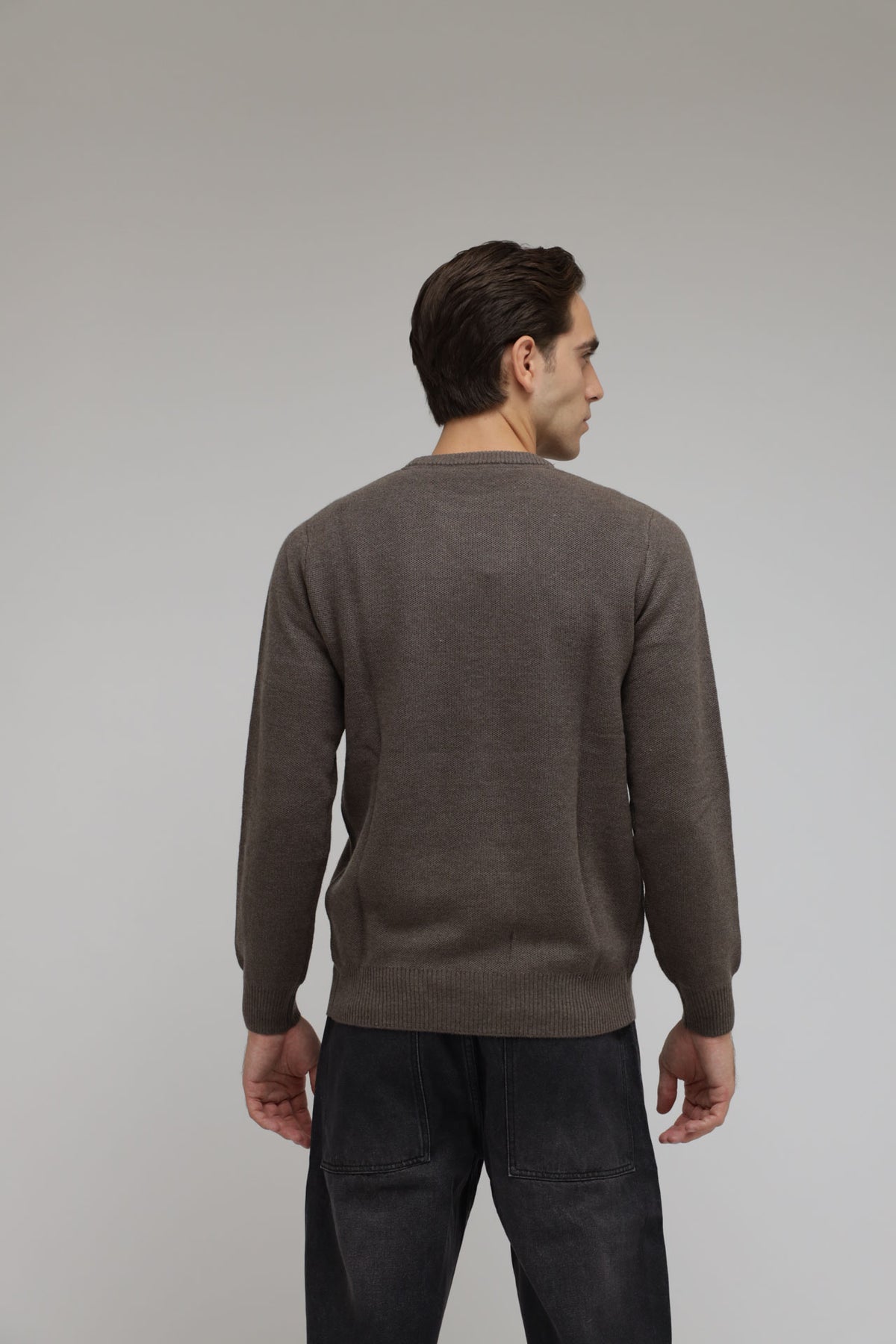 Maglia nido d’ape misto lana