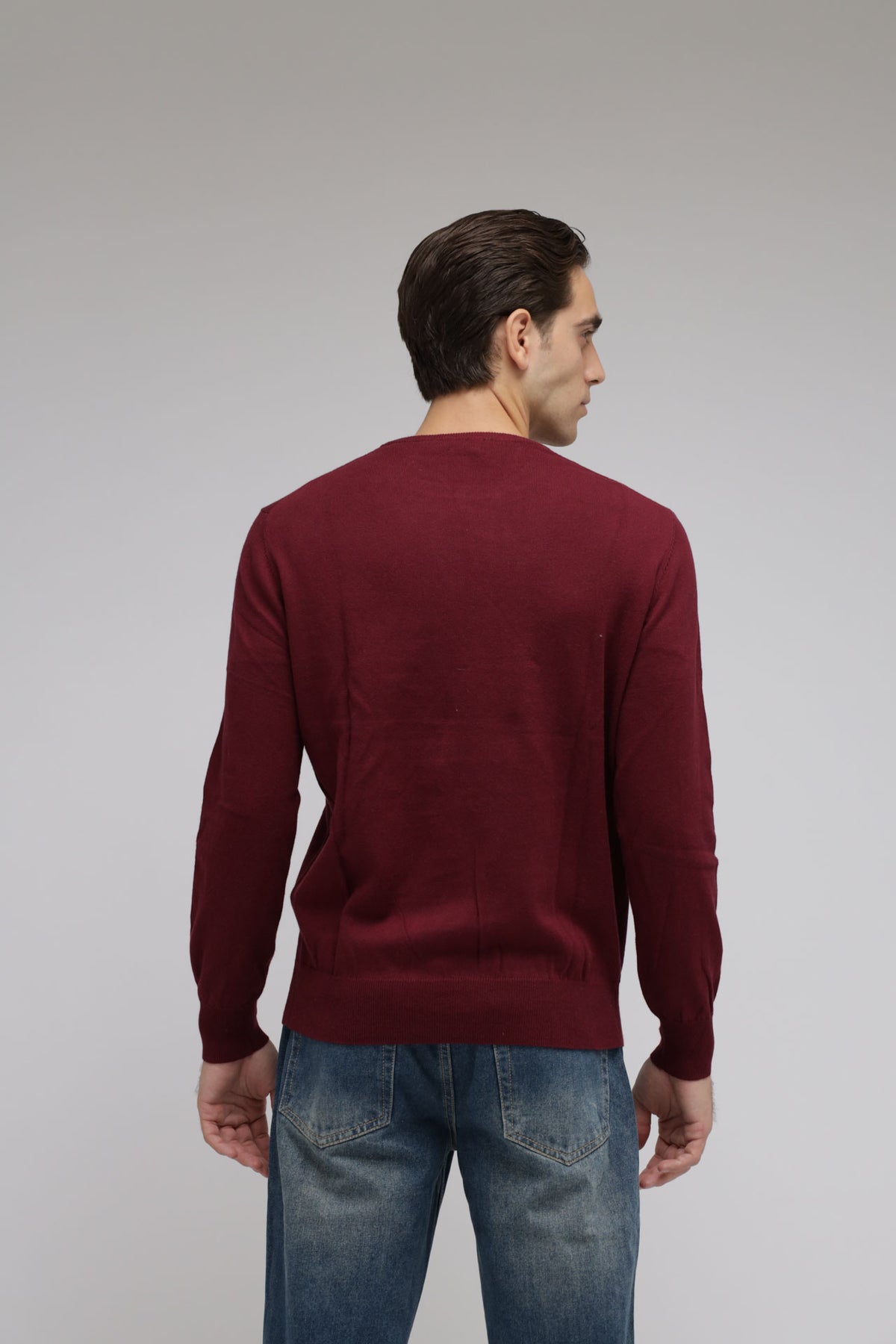 Girocollo Cotone e Cashmere Premium