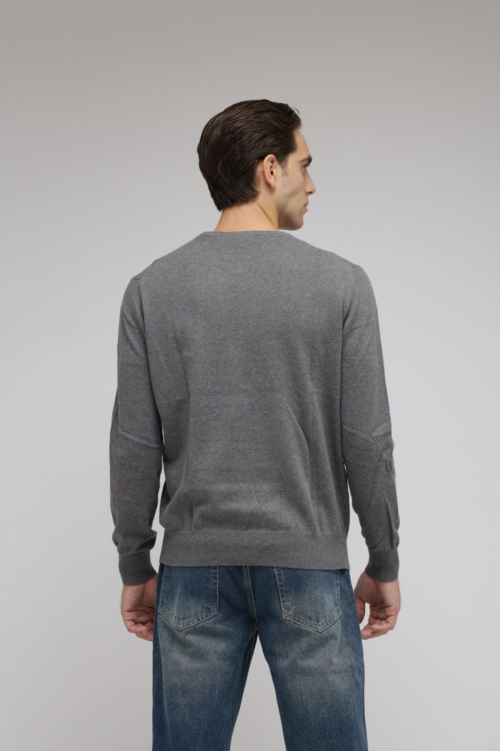 Girocollo Cotone e Cashmere Premium