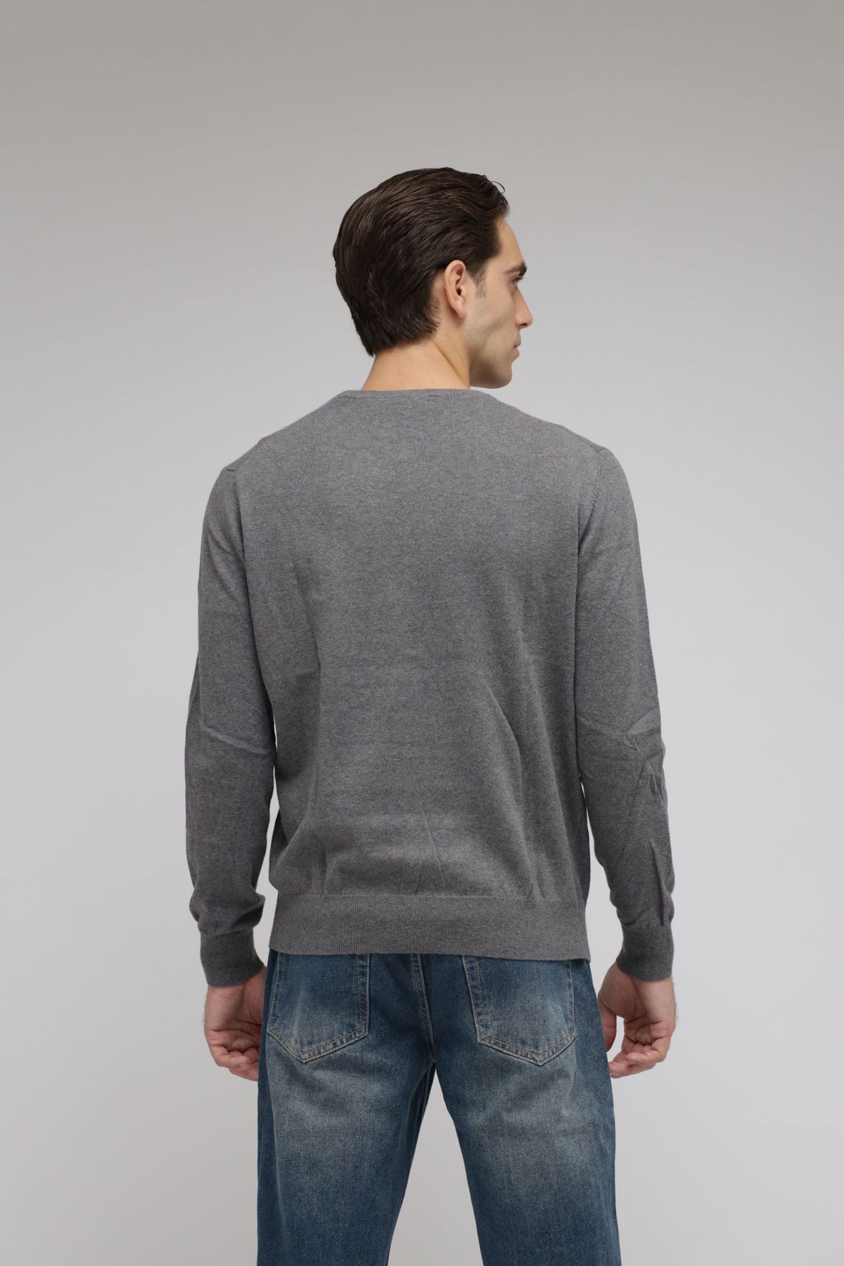 Girocollo Cotone e Cashmere Premium