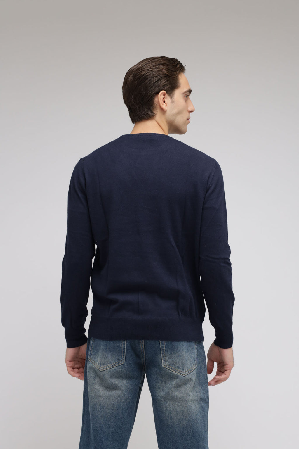 Girocollo Cotone e Cashmere Premium