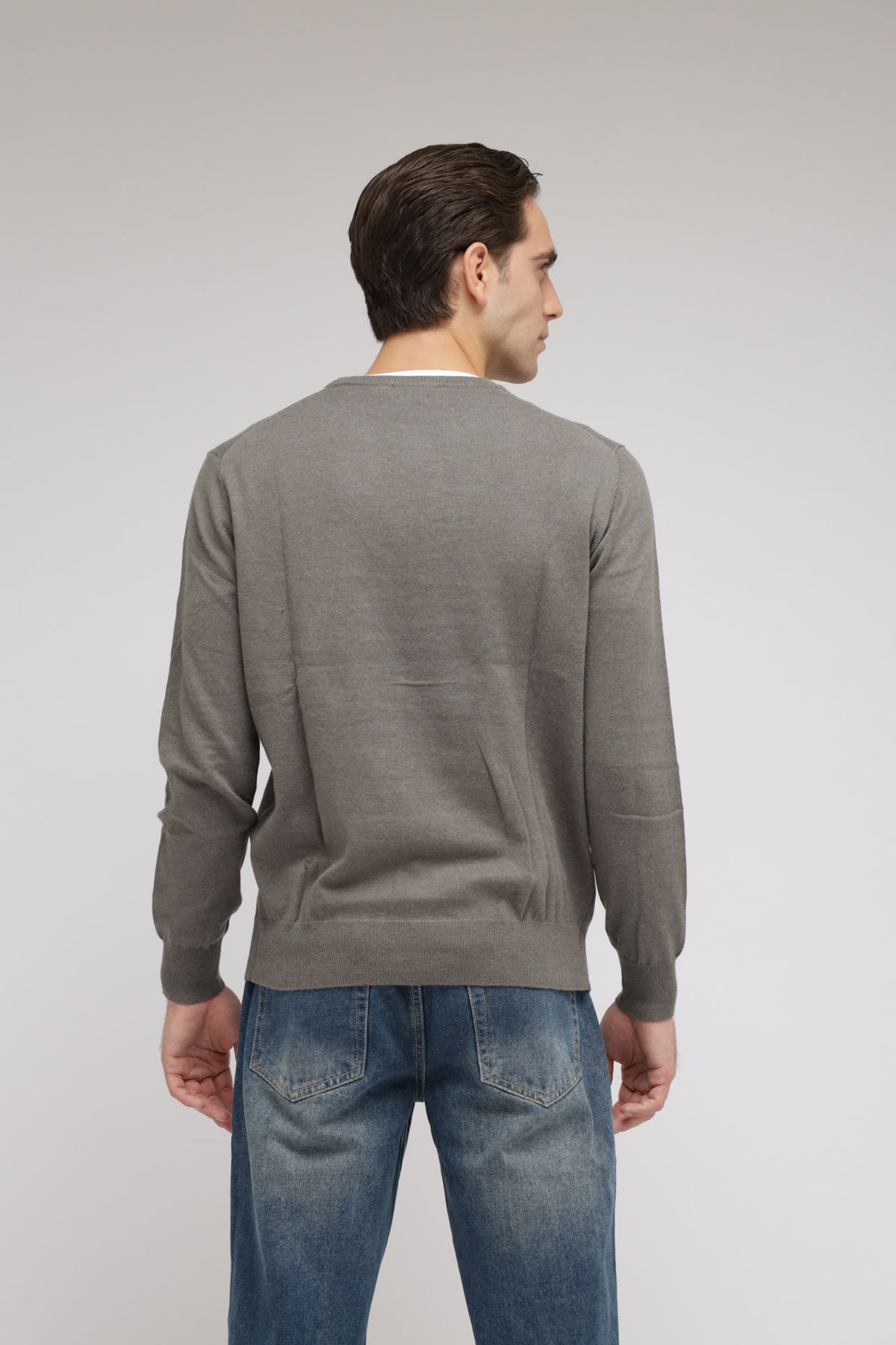 Girocollo Cotone e Cashmere Premium