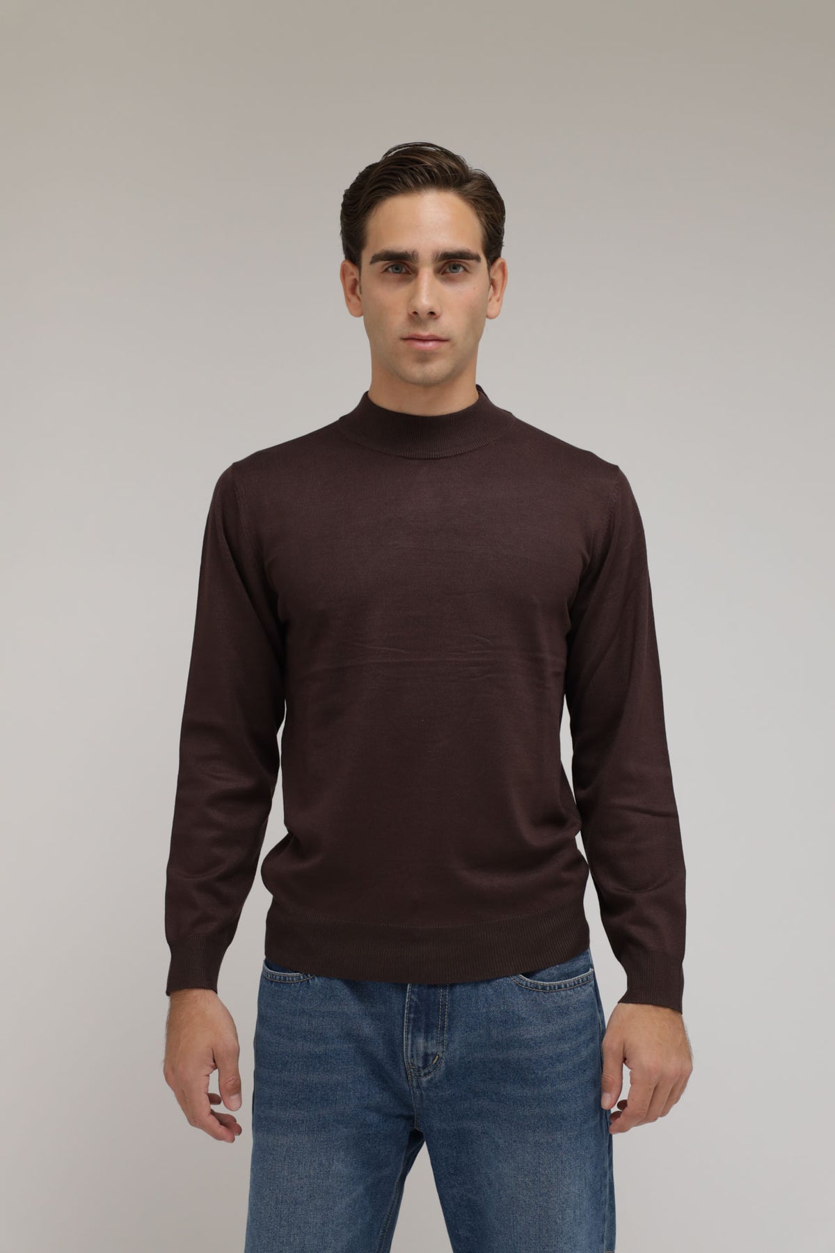 Maglia accollata m/l