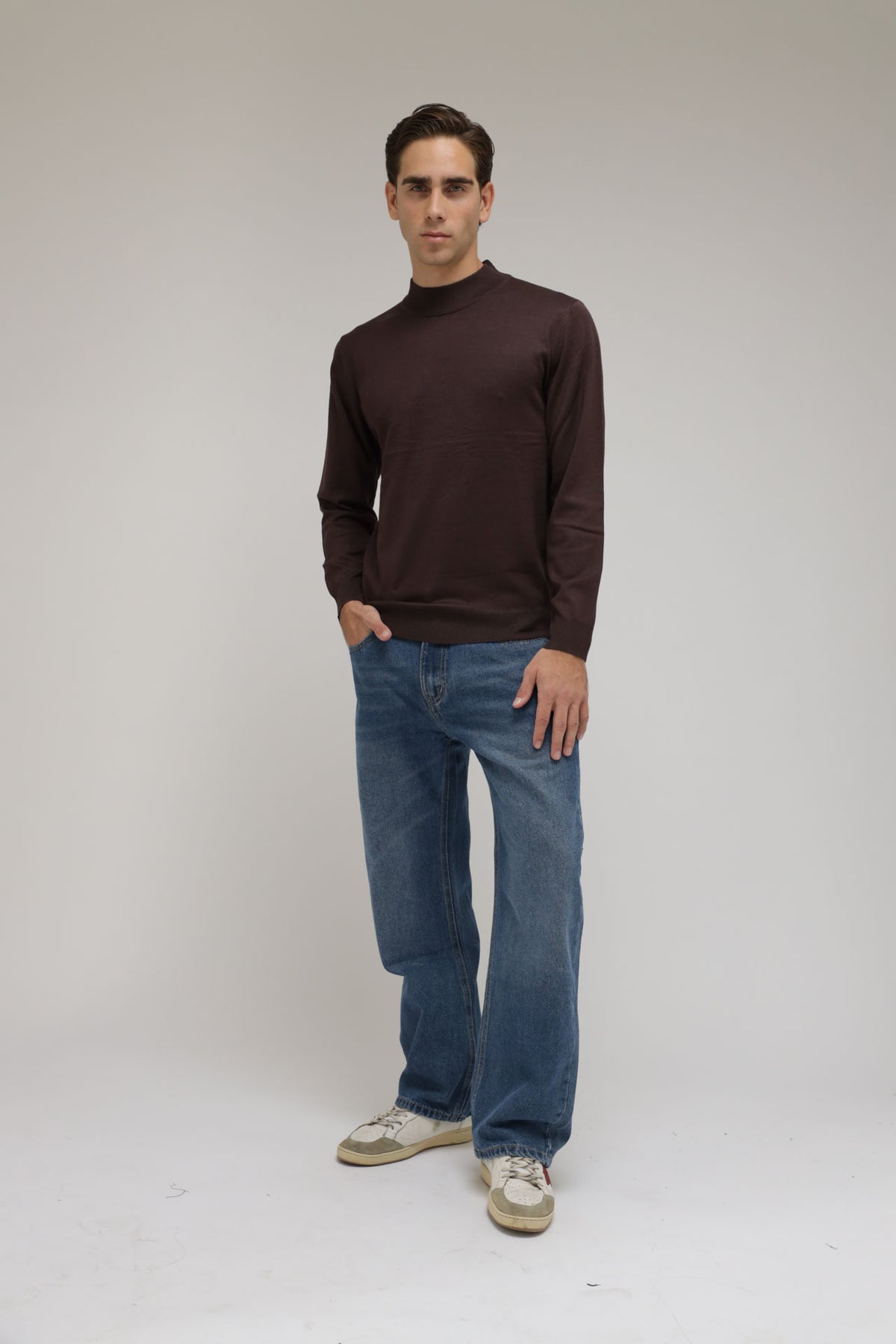 Maglia accollata m/l