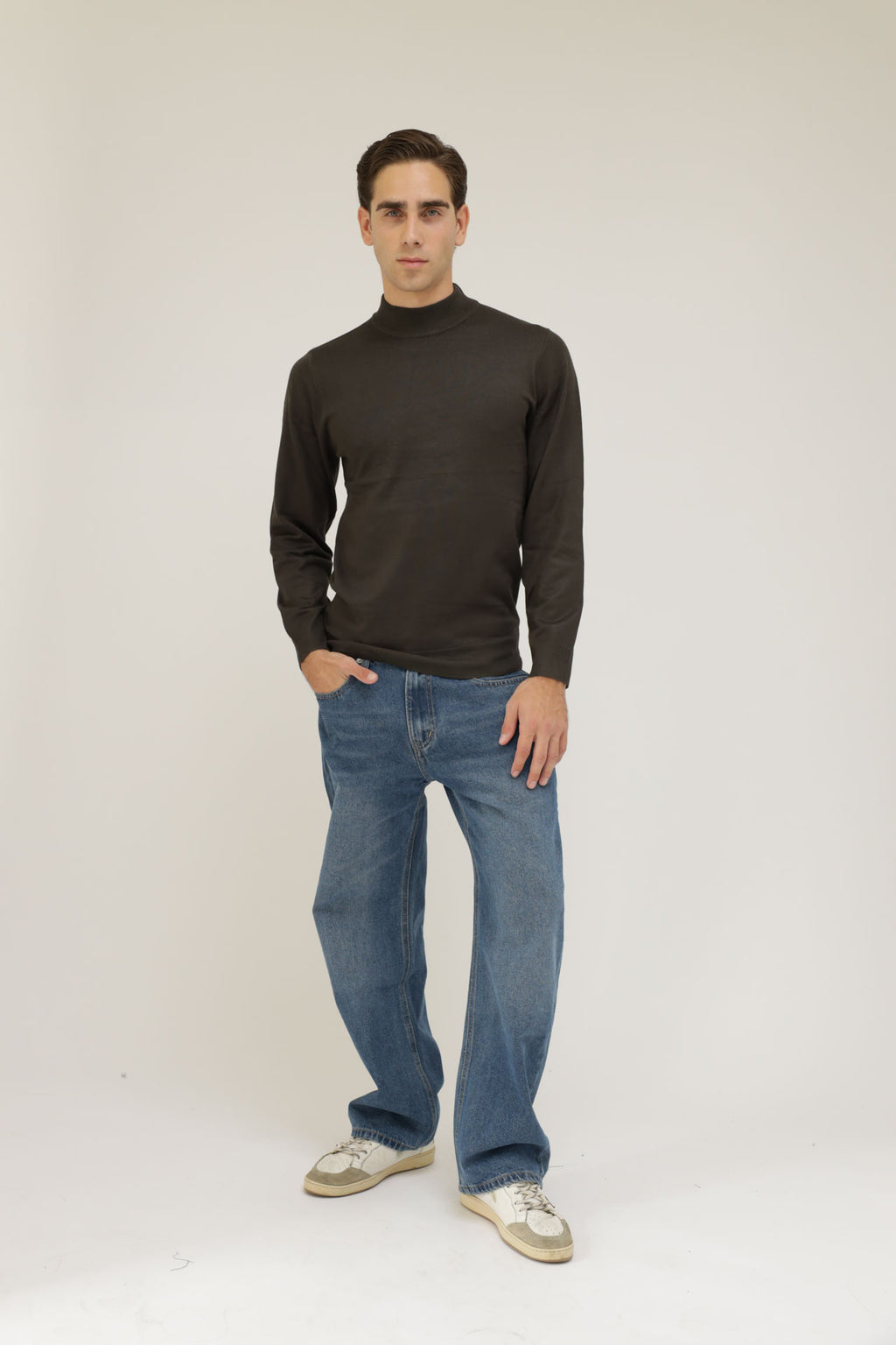 Maglia accollata m/l
