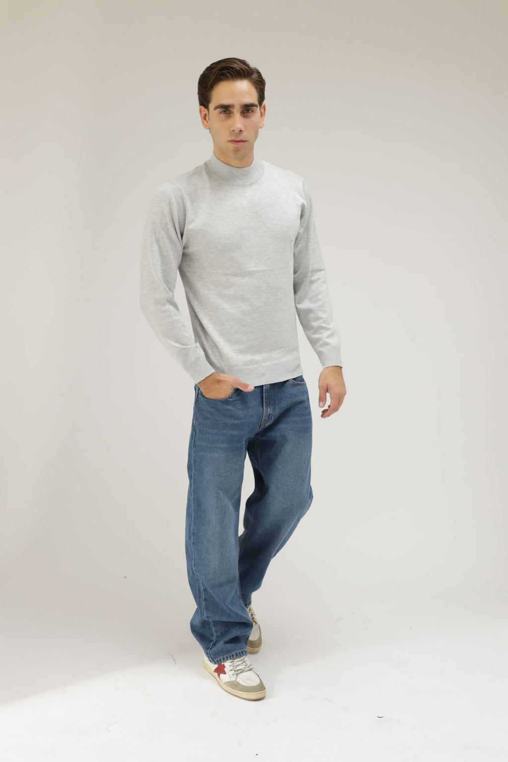 Maglia accollata m/l