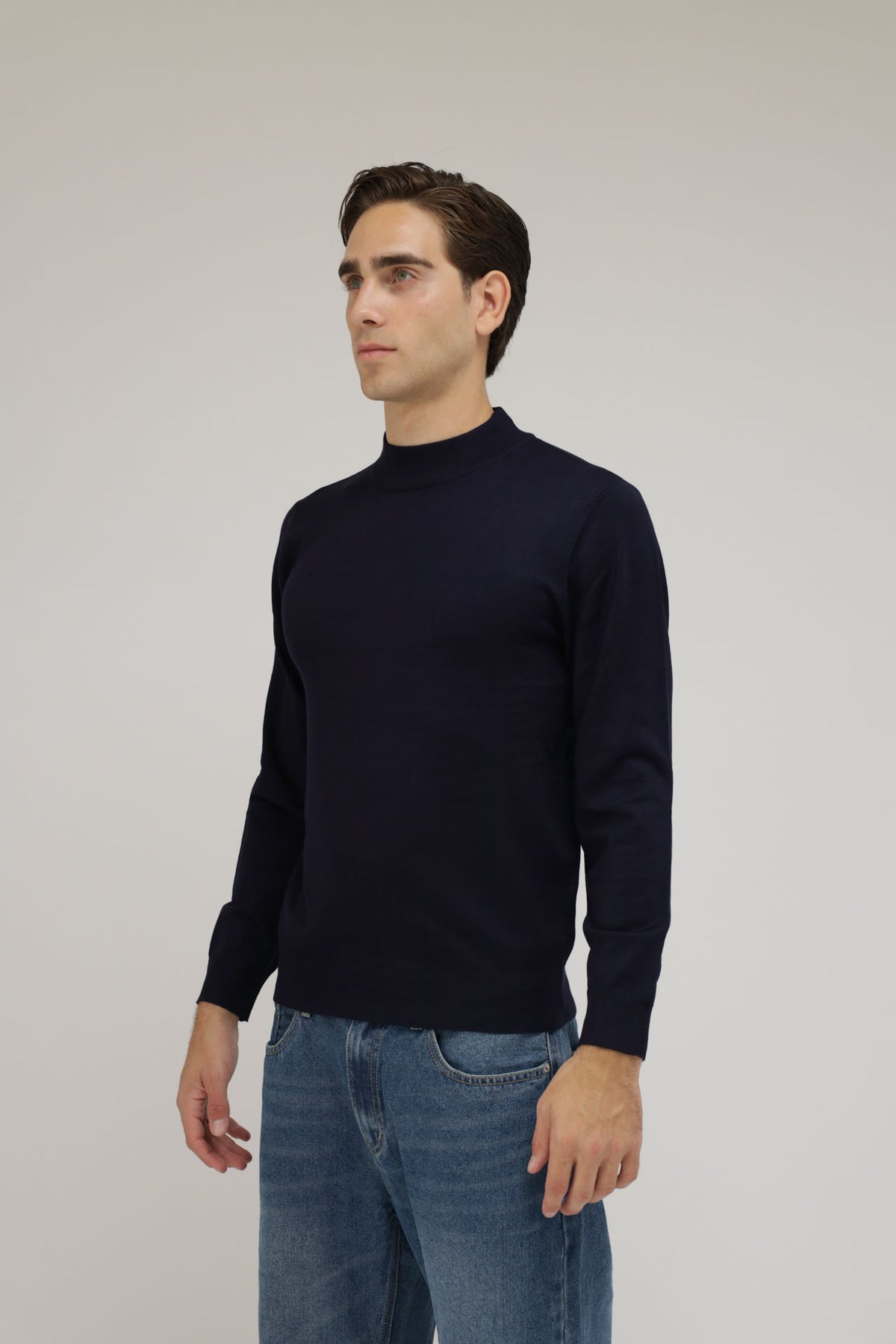 Maglia accollata m/l