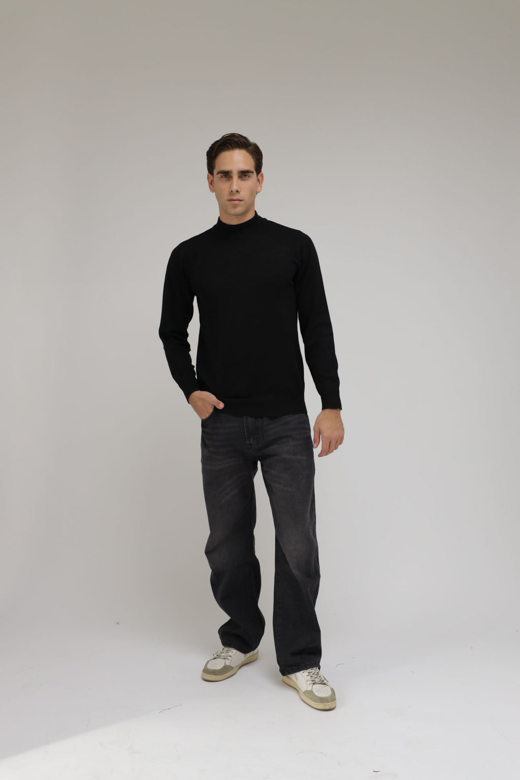 Maglia accollata m/l
