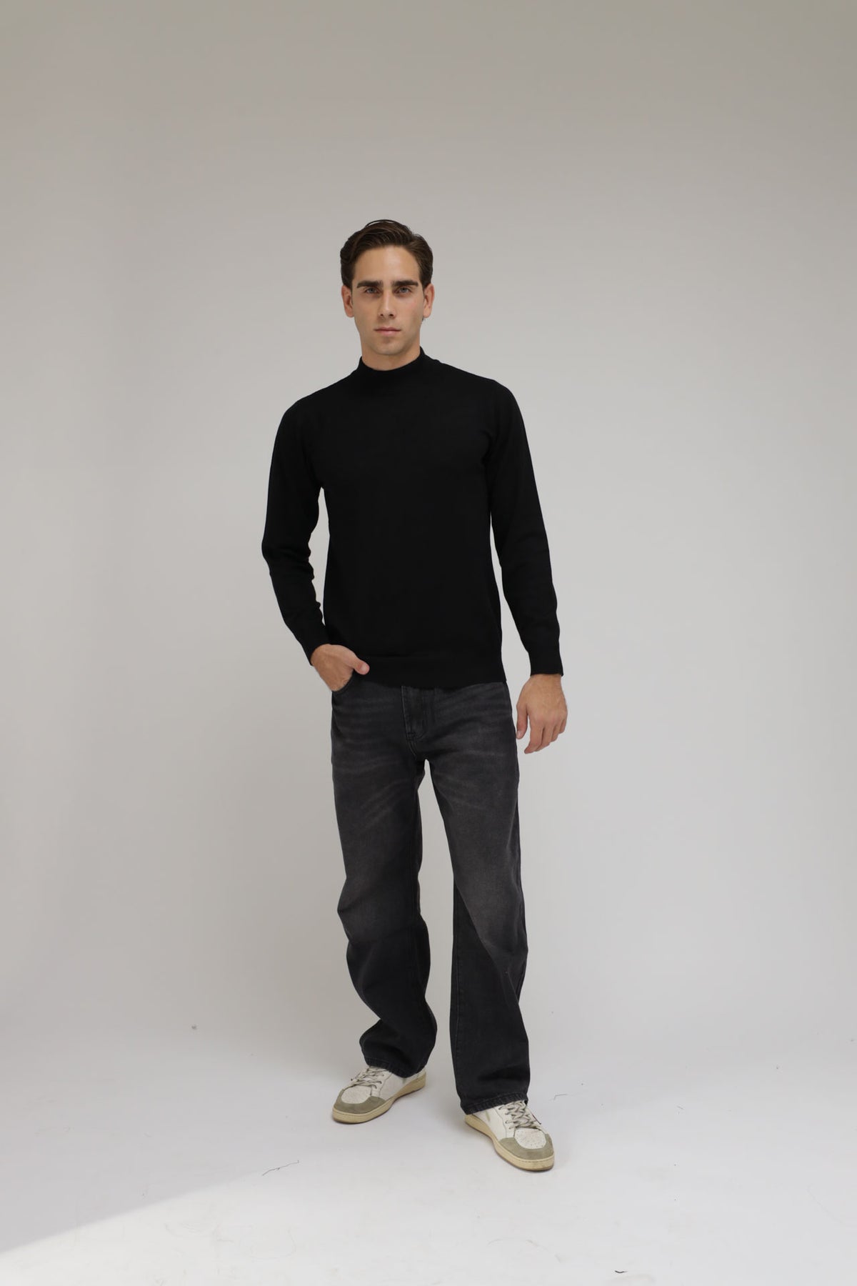 Maglia accollata m/l