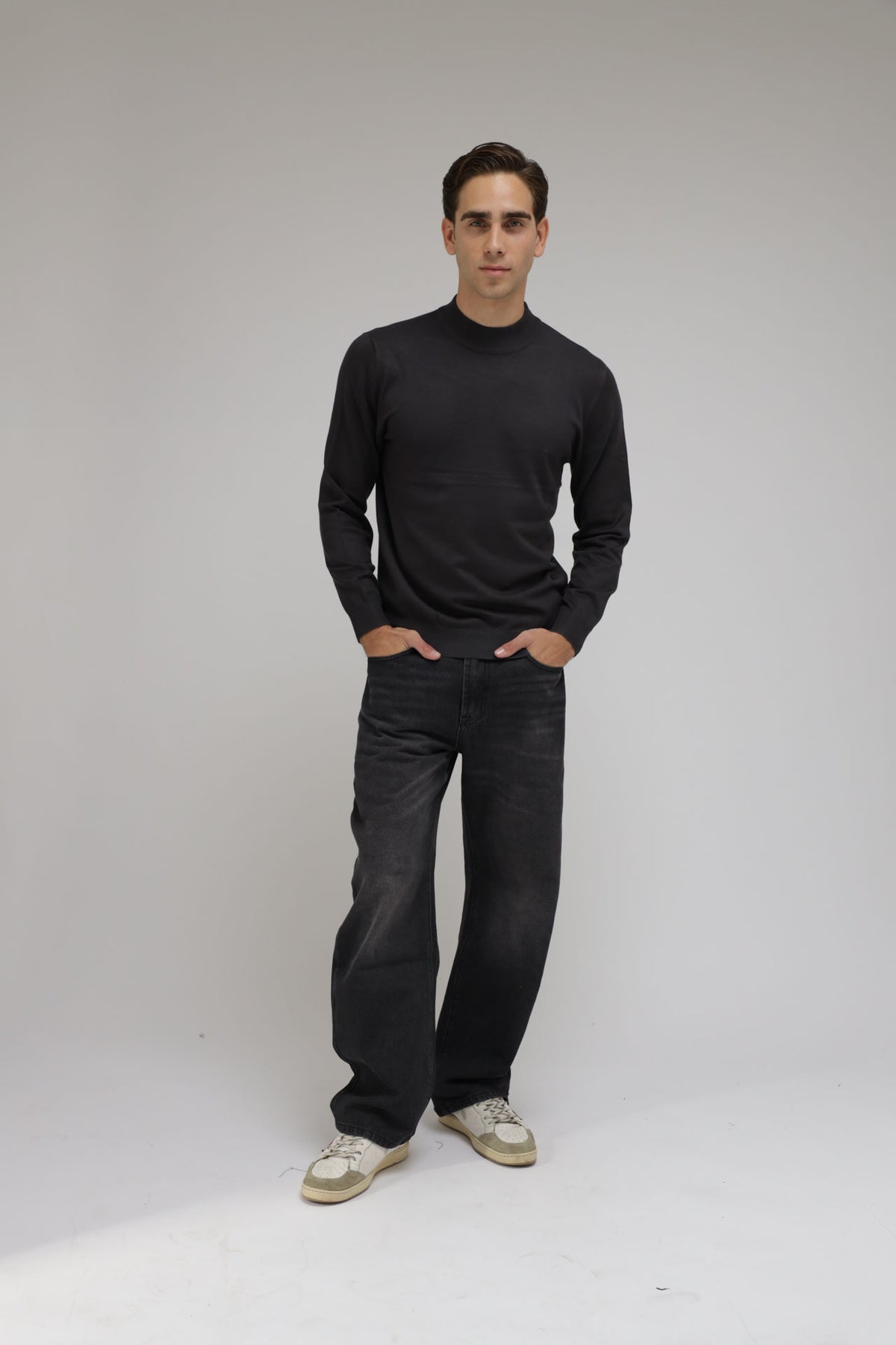 Maglia accollata m/l