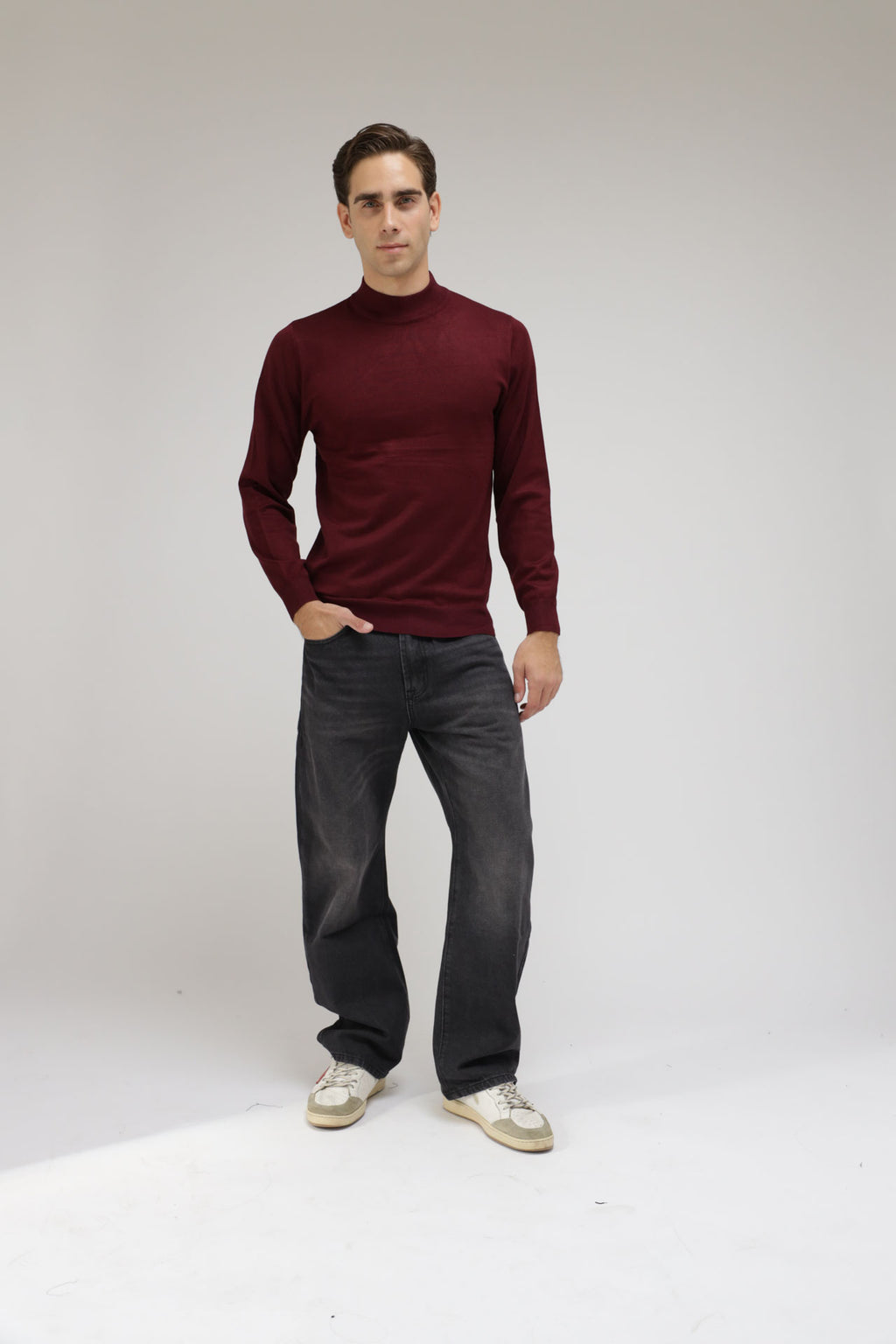 Maglia accollata m/l