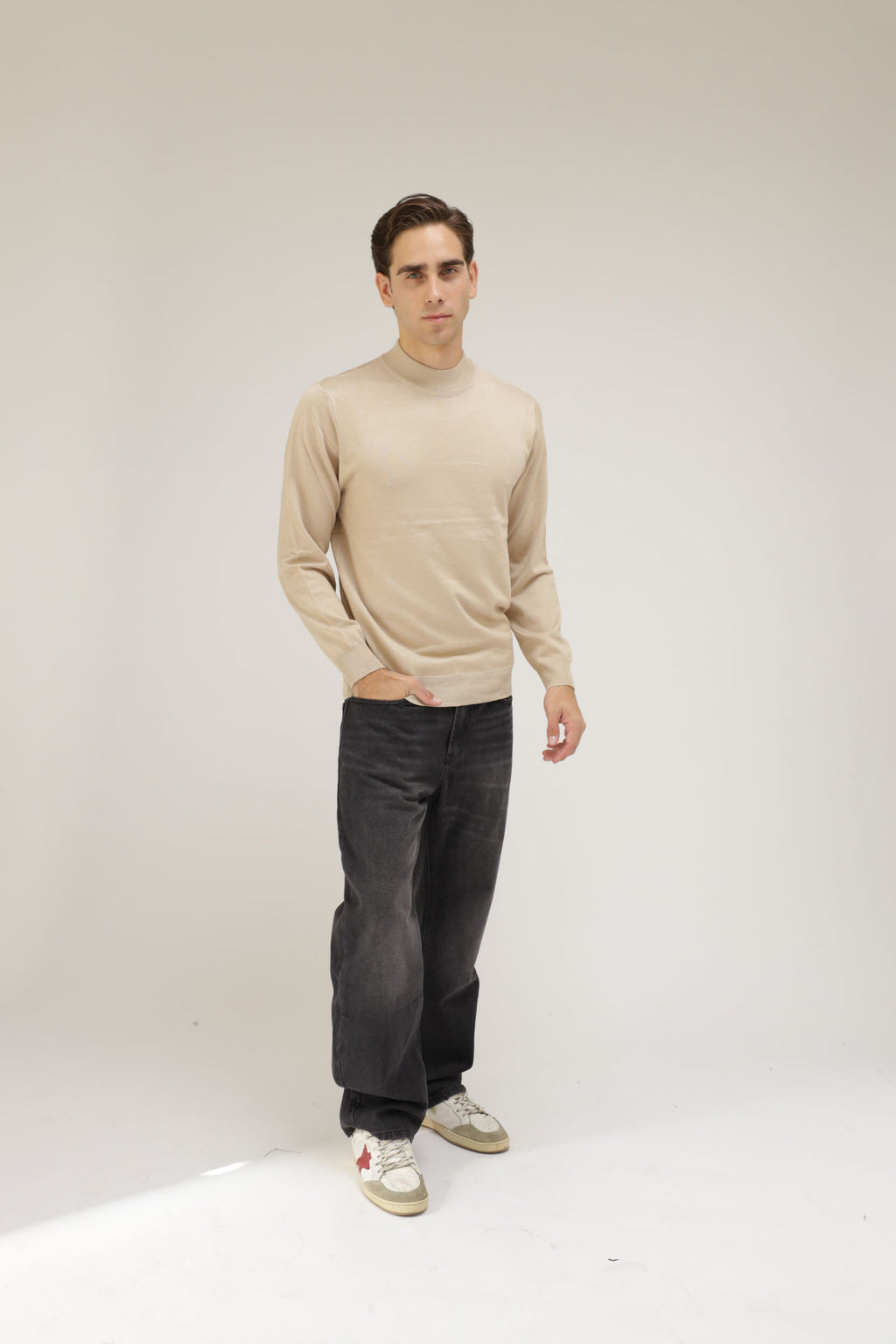 Maglia accollata m/l
