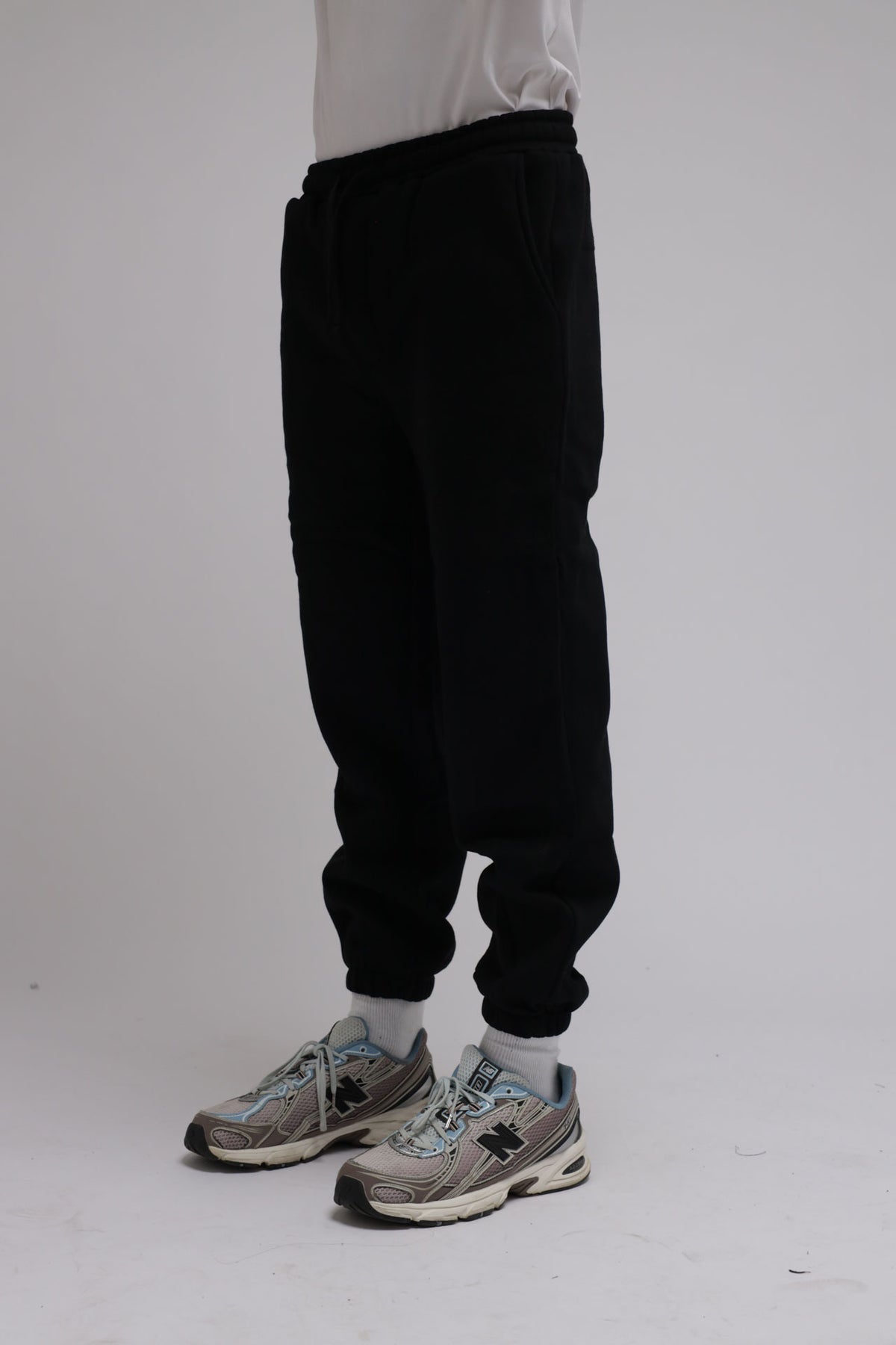 Pantaloni in felpa con molla