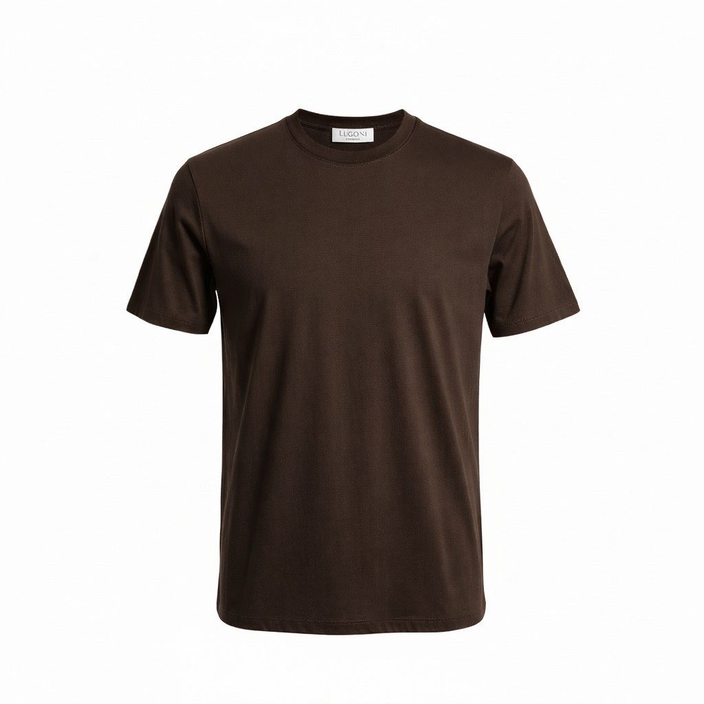 T-Shirt in tessuto di Scozia Premium