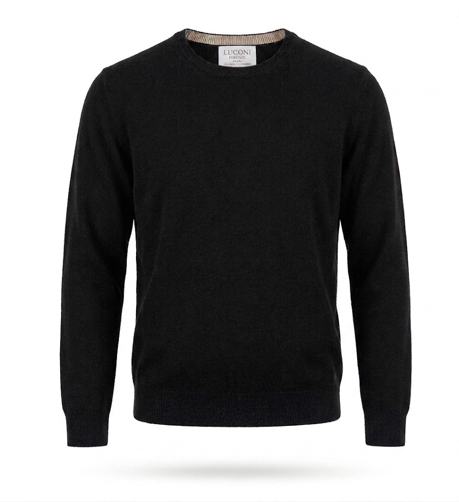 Girocollo in lana e cashmere Premium