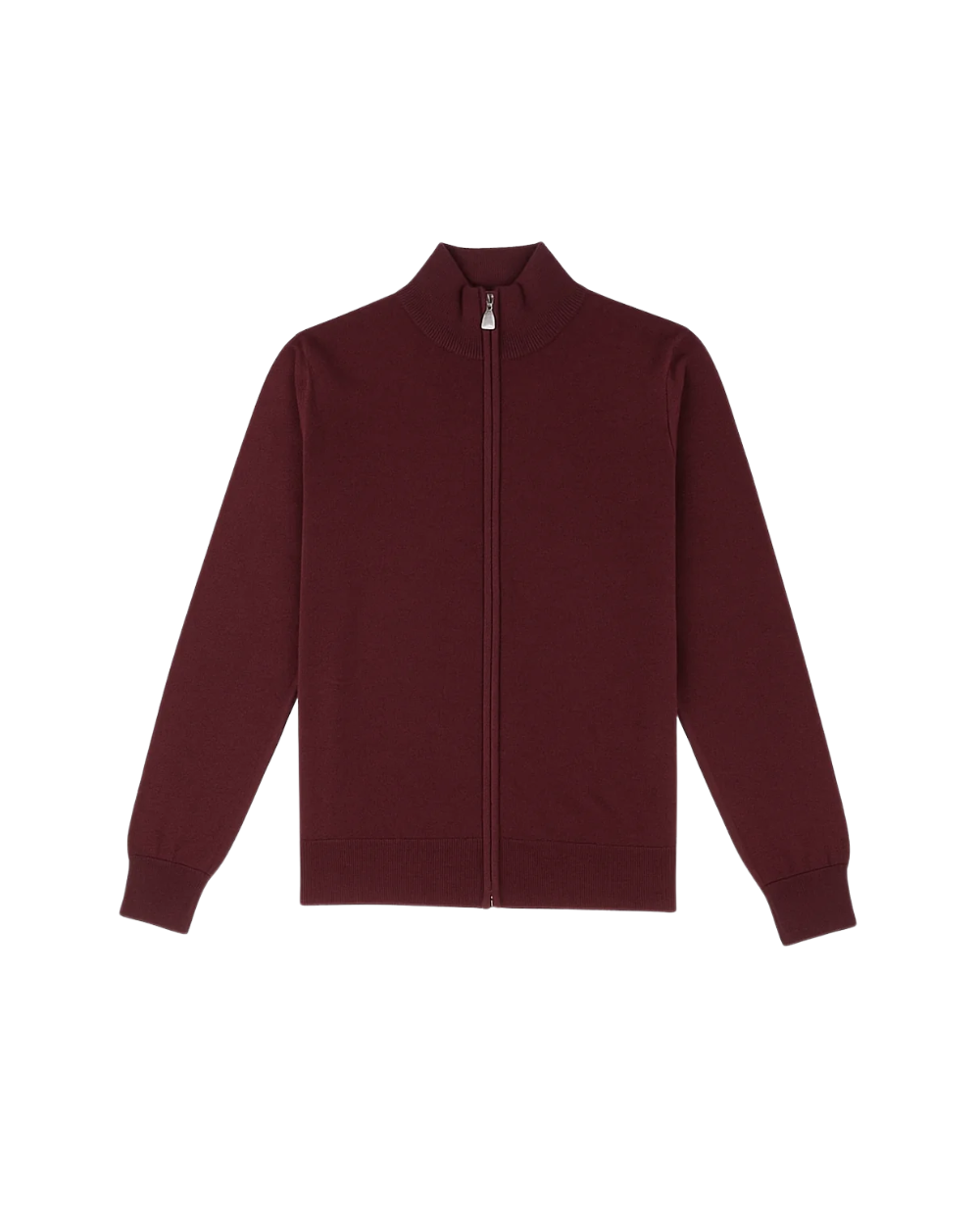 Cardigan con cerniera in Misto Cashmere