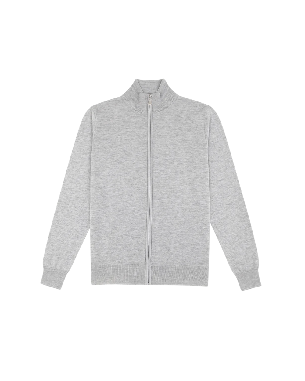 Cardigan con cerniera in Misto Cashmere