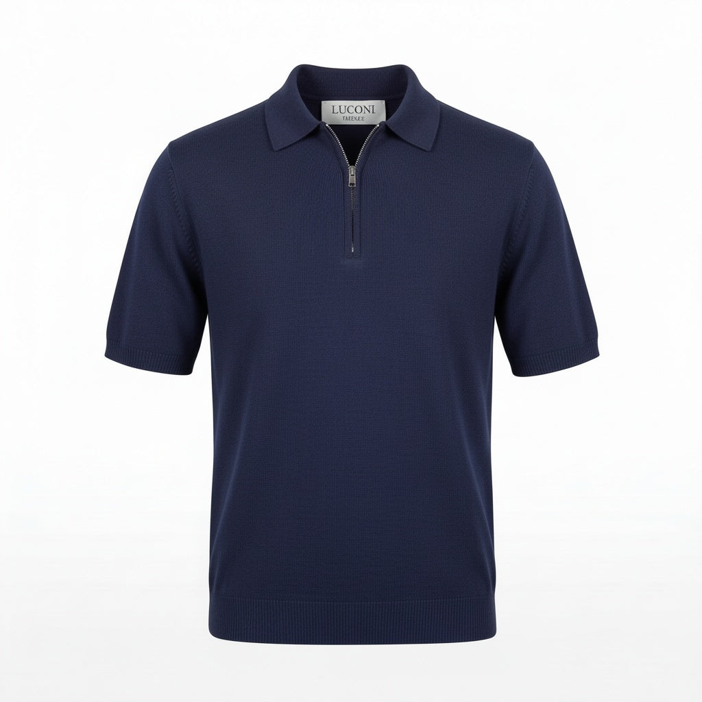 Polo con zip