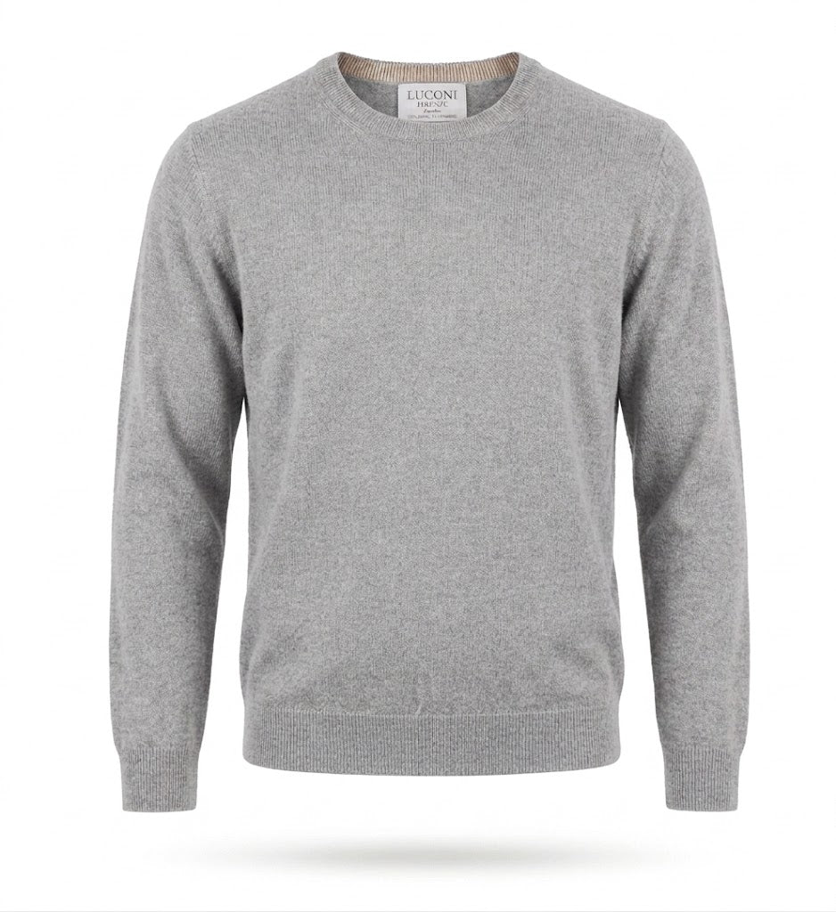 Girocollo in lana e cashmere Premium